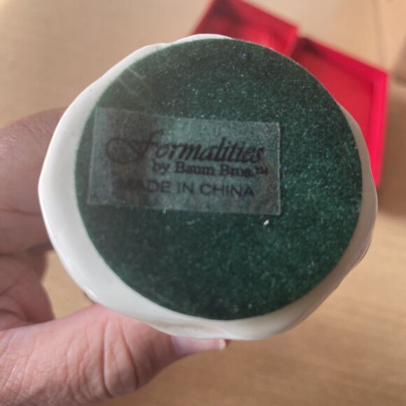 Formalities By Baum Bros Holly Berry‎ Angel Music 4 3/4” Ornament With Case - Picture 3 of 5